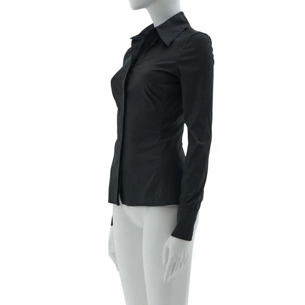 Gucci Tom Ford Era vintage black button down Y2K Made in Italy size 44 - Picture 10 of 10